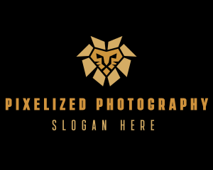 Lion Animal Safari logo design