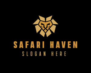 Lion Animal Safari logo design