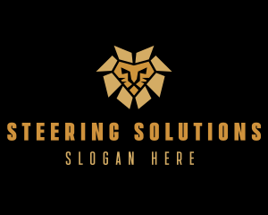 Lion Animal Safari logo design