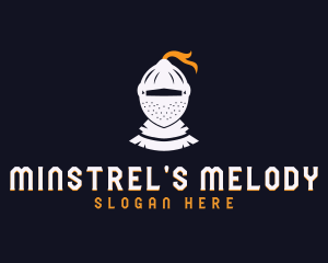 Medieval Soldier Knight logo design