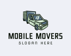 Logistic Truck Delivery logo design