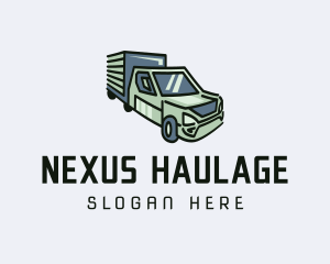 Logistic Truck Delivery logo design