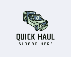 Logistic Truck Delivery logo design