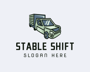 Logistic Truck Delivery logo design