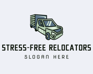 Logistic Truck Delivery logo design