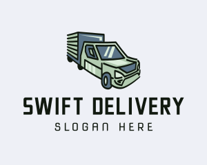 Logistic Truck Delivery logo design