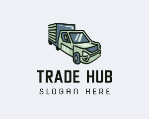 Logistic Truck Delivery logo design