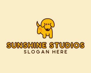 Cute Yellow Dog logo