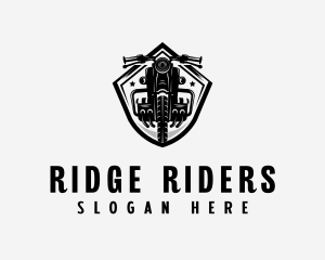 Motorbike Rider Biker logo design