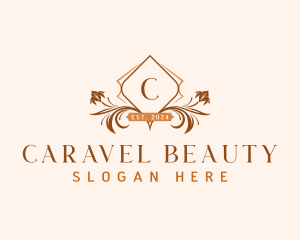 Boutique Floral Ornament logo design