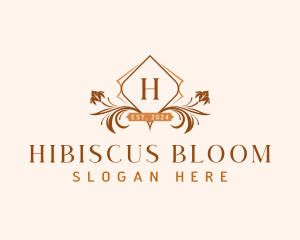 Boutique Floral Ornament logo design