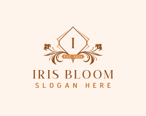 Boutique Floral Ornament logo design