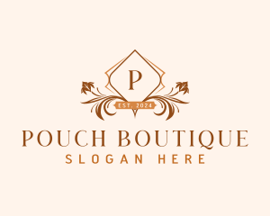 Boutique Floral Ornament logo design