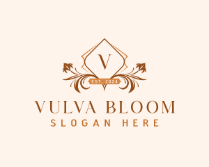 Boutique Floral Ornament logo design