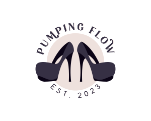 Fashion High Heels Shoes logo design