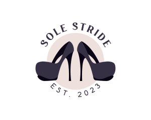 Fashion High Heels Shoes logo design