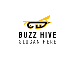 Yellow Wasp Key logo design