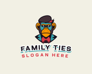 Retro Monkey Gaming  logo design