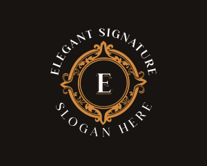 Elegant Luxury Ornament logo design