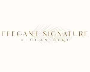 Elegant Resort Boutique logo design