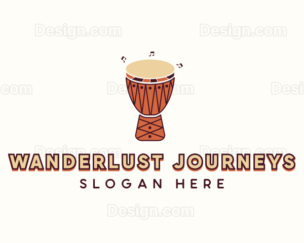 Native African Djembe Logo