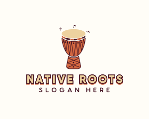 Native African Djembe logo