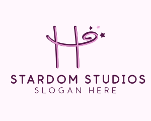 Star Letter H logo