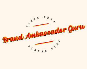 Retro Brand Business logo design