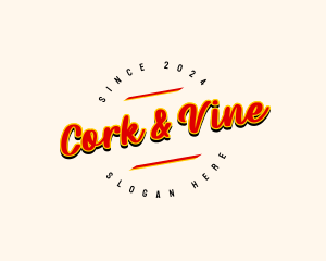 Retro Brand Business logo design