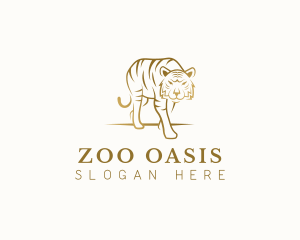 Wildcat Tiger Zoo logo design