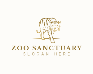 Wildcat Tiger Zoo logo design