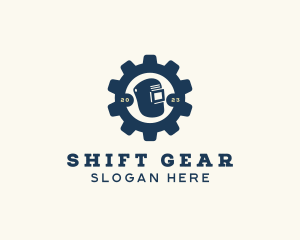 Welding Mask Gear Maintenance logo design