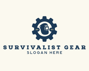 Welding Mask Gear Maintenance logo design