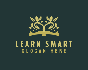 Book Tree Learning logo design