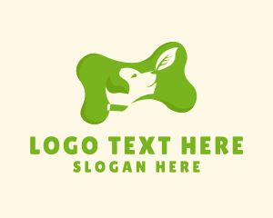 Organic Dog Puppy logo