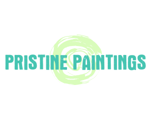 Round Paint Wordmark logo design