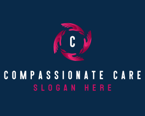 Charity Hand Support logo design