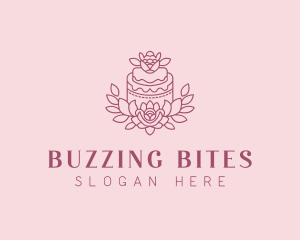 Catering Floral Cake logo