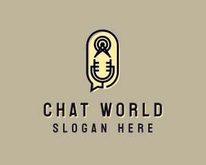 Radio Signal Podcast Station logo design