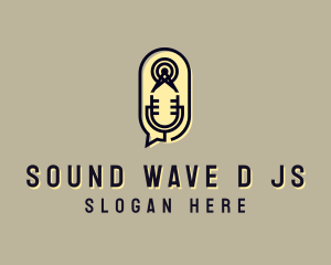 Radio Signal Podcast Station logo design