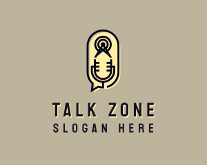 Radio Signal Podcast Station logo design