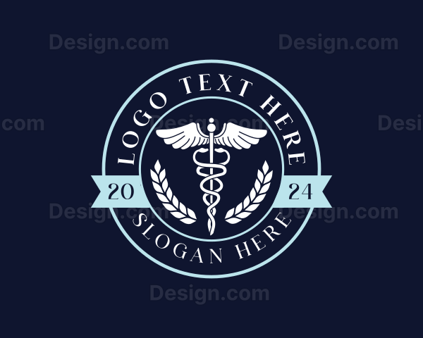 Medicine Caduceus Hospital Logo