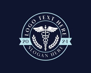 Medicine - Medicine Caduceus Hospital logo design