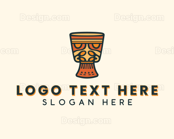 Djembe African Drum Logo