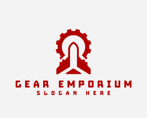 Airplane Gear Mechanic logo