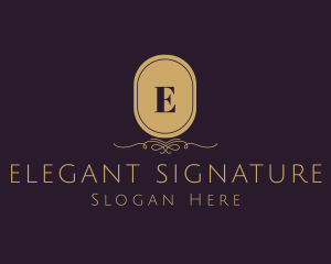 Ornate Elegant Boutique logo design