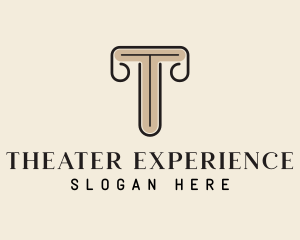 Simple Pillar Pedestal logo