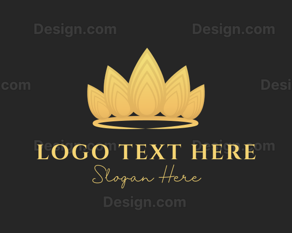 Gold Opulent Crown Logo