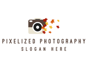 Autumn Photography Camera logo design