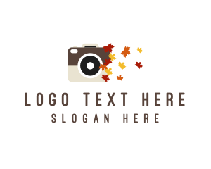 Photo App - Autumn Photography Camera logo design